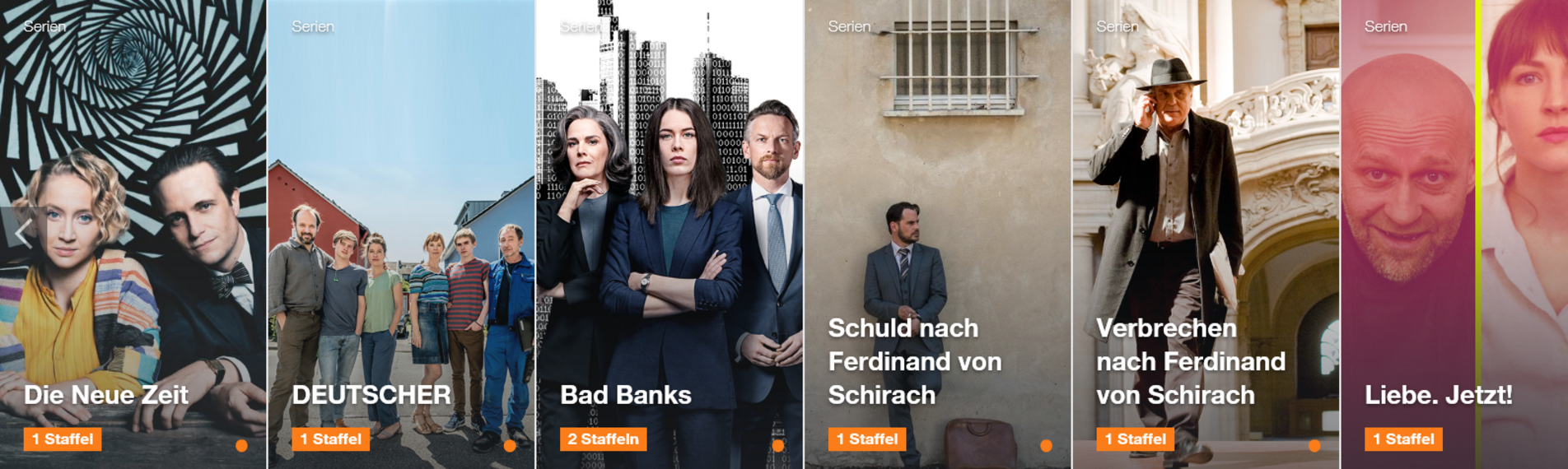 Immer wieder neue Programmvielfalt in der ZDFmediathek. Screenshot: ZDF