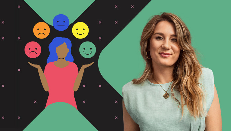 Jasmina Neudecker begibt sich in "Terra Xplore: Wie viel fühlst du?" in drei Folgen auf eine Erkenntnisreise durch die Welt der Sinnesreize und Gefühle.
ZDF/Holger Pooten