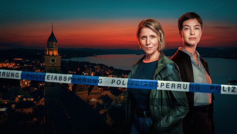 Doro Beitinger (Franziska Weisz) und Chiara Locatelli (Maria Wördemann).
ZDF/Patrick Pfeiffer/[M] Irenaeus Herok