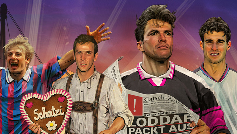 Die Dokuserie "FC Hollywood" führt in die verrückten 90er Jahre des FC Bayern München und erzählt von Höhen und Tiefen des Rekordmeister von heute.
ZDF/POW/[M] Serviceplan