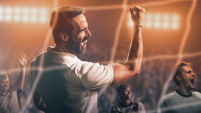 Ex-Fußballer Gareth Southgate (Joseph Fiennes) soll die englische Nationalmannschaft aus ihrem Formtief führen.
ZDF/Left Bank TV