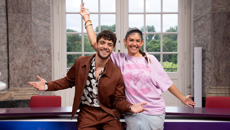 Luca Hänni und Jeannie Naomi Wagner
ZDF/Andrea Enderlein