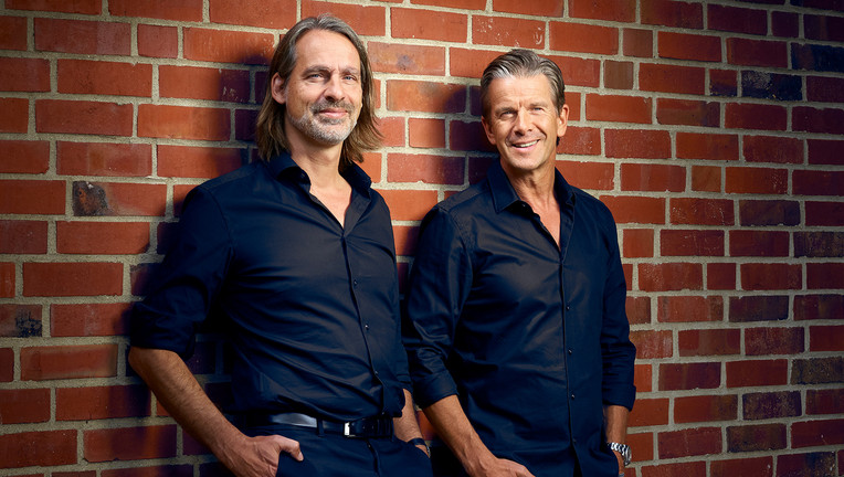 Richard David Precht und Markus Lanz / 
Copyright: ZDF/Christian Bruch