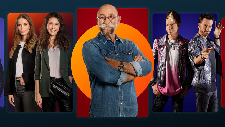 v.l.: Lili Engels, Lena Kesting, Horst Lichter, Ehrlich Brothers
ZDF/ Maik Floeder/Lisa Wassmann/[M] Serviceplan