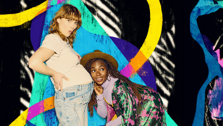 Von links: Lena (Anna Schimrigk) und Nikita (Karmela Shako)
ZDF/Frank Dicks, Hagar Faibish / [M] FeedMee