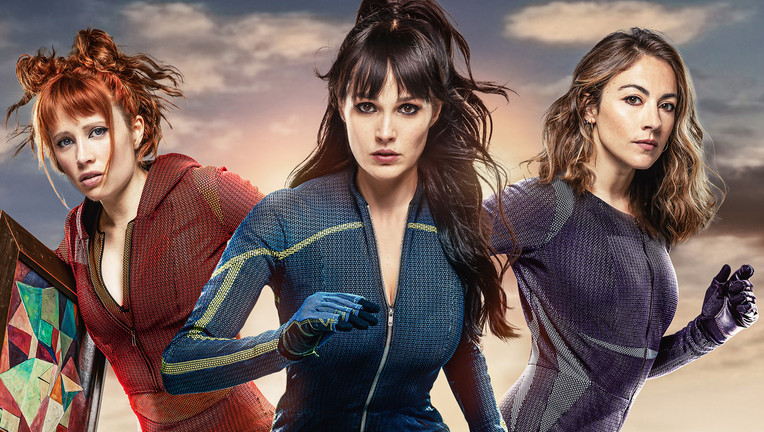 Alexia (Claire Romain), Tamara (Camille Lou) und Sylia (Constance Labbé)
ZDF/ Thomas Braut / BIG BAND STORY / TF1