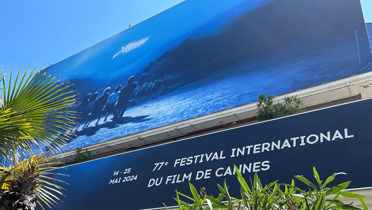 Die 3sat-"Kulturzeit" berichtet über die Filmfestspiele in Cannes / Copyright: ZDF, Tania Lossau 