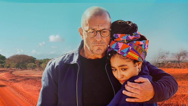 Moritz Wagner (Heino Ferch) und seine Tochter Aluna (Samirah Breuer).
ZDF/Marq Riley