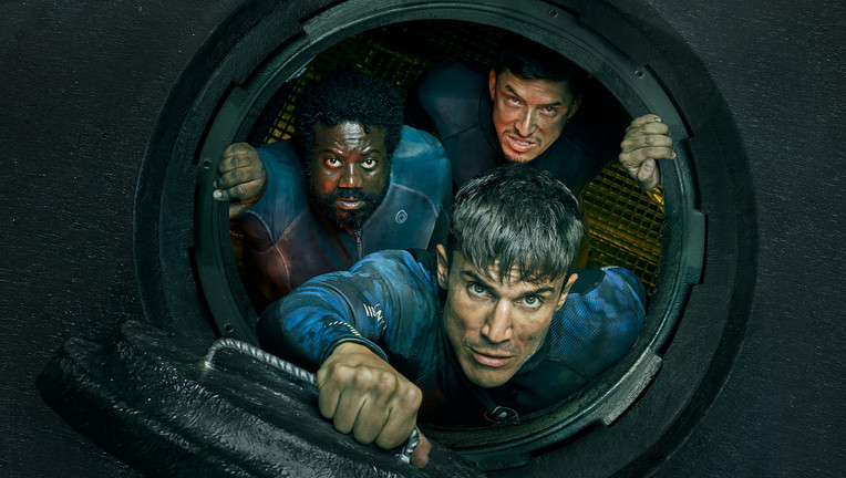 Nando (Alex González, vorne), Walder (Leandro Firmino, l.), Angelito (David Trejos, r.)
ZDF/FICCIÓN PRODUCCIONES / [M] FeedMee