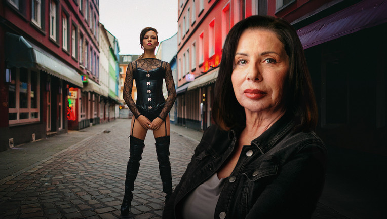 BU: Manuela Freitag ist die dienstälteste Domina auf der Herbertstraße.
Copyright: ZDF/MadeFor, [F] Mathias Schöningh, Peter Dörfler, [M] Henrik Büren