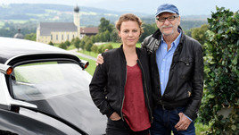 Maria Simon als Frieda Mirko und Franz Xaver Kroetz als Max Althammer<br>Copyright: ZDF/Guenther Reisp 